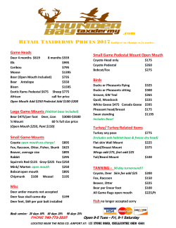 Retail Prices Ohio 2017