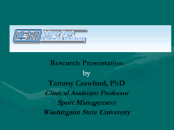 Intercollegiate Athletic Participation and Undergraduate Student