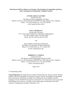 What Doesn`t Kill You Makes You Stronger: The Evolution of