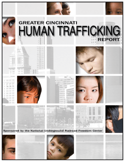 2009 Greater Cincinnati Human Trafficking Report