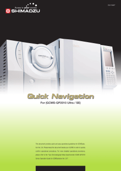 GCMS Quick Guide