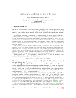 Scheme representation for first-order logic
