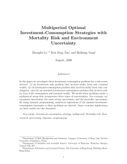 Multiperiod Optimal Investment-Consumption Strategies with