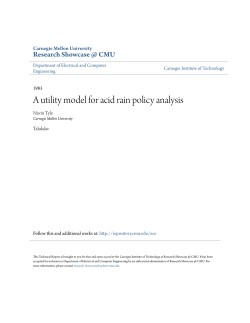 A utility model for acid rain policy analysis