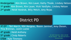 District PD