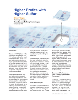 Higher Profits from Higher Sulfur