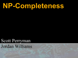NP-Completeness
