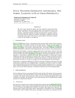 Style Transfer Generative Adversarial Networks