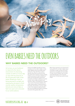 Even Babies Need the Outdoors