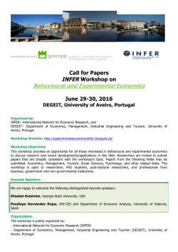 Behavioural and Experimental Economics