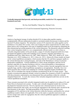 1 Vertically-integrated dual-porosity and dual