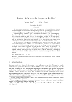 Paths to Stability in the Assignment Problem