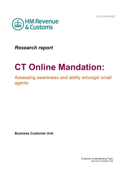 CT Online Mandation_Small Agents