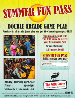 Summer Fun Pass