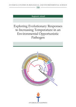 Exploring evolutionary responses to increasing