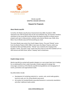 GRAPHIC DESIGN SERVICES Request for Proposals