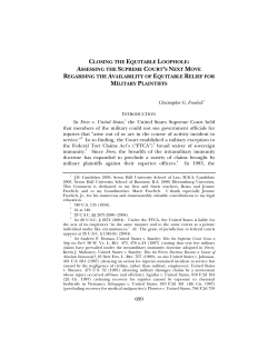 Closing the Equitable Loophole