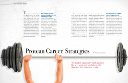Protean Career Strategies - Emerald Group Publishing