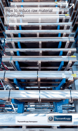 How to reduce raw material inventories