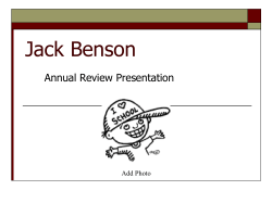 Example of a PowerPoint presentation