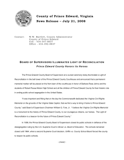 Board of Supervisors Illuminates Light of Reconciliation