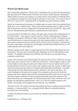 Worst Case flood eve..