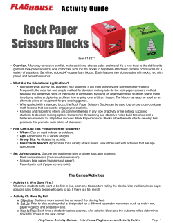 Rock Paper Scissors Blocks