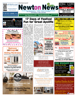 17 Days of Festival Fun for Great Aycliffe