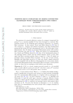 Positive Ricci curvature on simply-connected manifolds