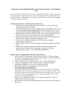 draft protocol for piloting survey of internet use