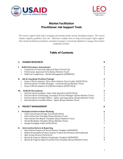 This resource supports field staff in managing