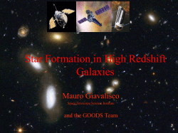 Great Observatories Origins Deep Survey (GOODS) Observation
