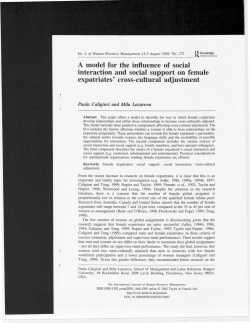 A model for the influence of social interaction and