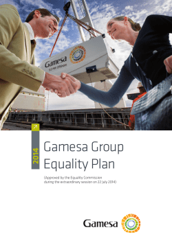 Equality Plan Gamesa