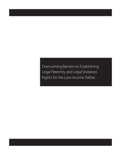 Overcoming Barriers to Establishing Legal Paternity and Legal