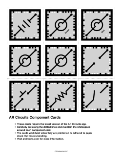 AR Circuits Component Cards