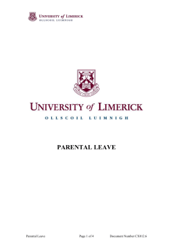 Parental Leave - University of Limerick