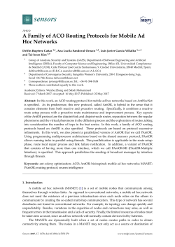 A Family of ACO Routing Protocols for Mobile Ad Hoc Networks