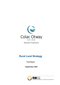 Rural Land Strategy