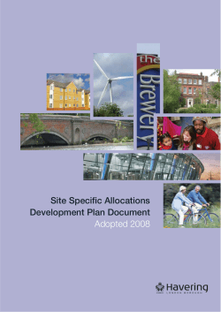 Site Specific Allocations Development Plan Document
