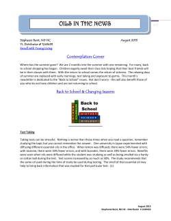 Stephanie Buist, ND HC August 2013