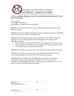 University Accountability Resolution - UW