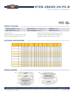 KTEB-286HO-UV-PS-N - Keystone Technologies