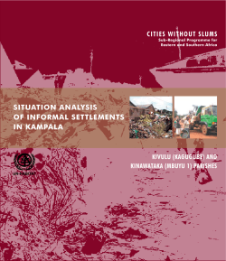 situation analysis of informal settlements in kampala - UN