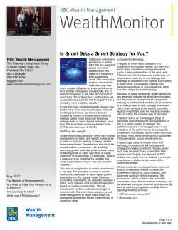 Is Smart Beta a Smart Strategy for You?