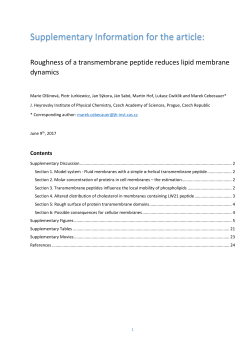Supplementary Figure 9. Lateral distribution of DOPC and