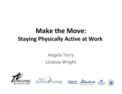 Make the Move - Canadian Centre for Occupational Health and Safety