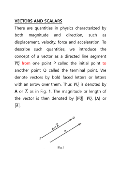 components of a vector