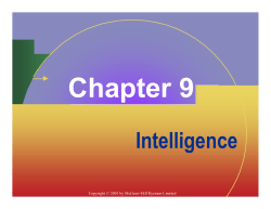 Intelligence - McGraw-Hill Education Canada