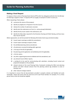 Guide for Planning Authorities